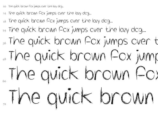 Killing Loneliness font waterfall